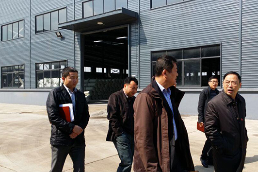 2015年4月8日,广德常务副县长李斌一行来我公司参观指导